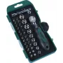 BRÜDER MANNESMANN 38 dalių galvučių ir antgalių rinkinys, 1/4 inch pavara, reversinis reketas, CrV plienas 29891