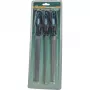 Brüder Mannesmann M61030 3 dalių medžio dildžių rinkinys, 200 mm geležtė, didelio anglies kiekio plienas, ergonomiška dviejų medžiagų rankena, GS sertifikuotas
