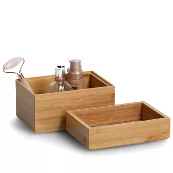 Zeller Natural Organizatorinės dėžutės 17 x 12 x 12 cm (13319)