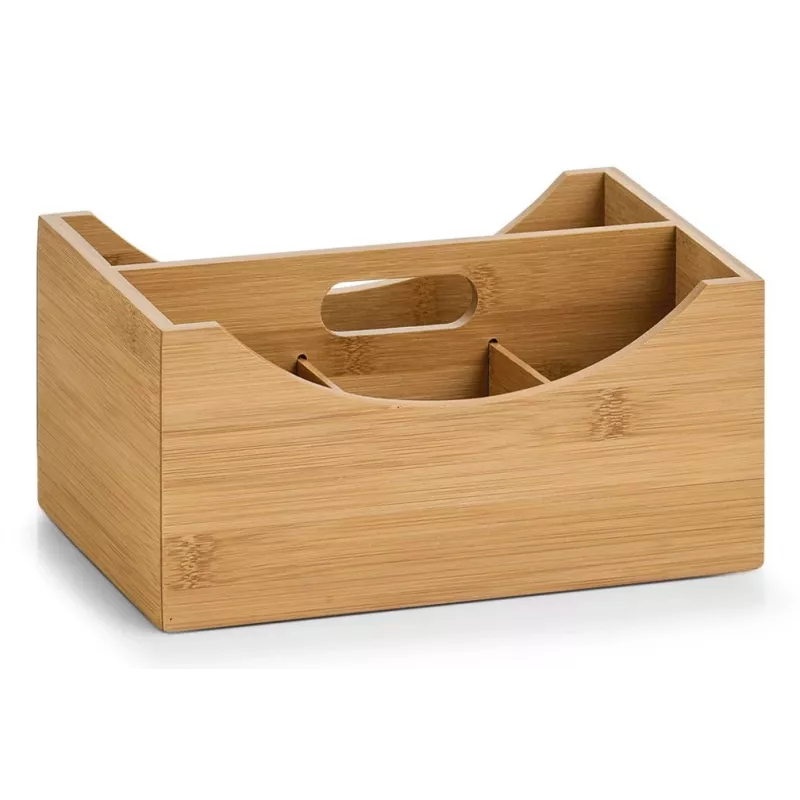 Zeller dėžutė daiktams Natural 25 x 18 x 12 cm bambukinė 13336