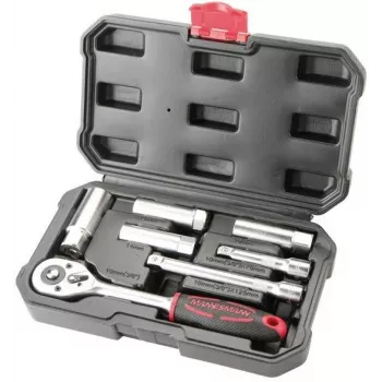 Brüder Mannesmann 7 dalių 3/8 inch uždegimo žvakių galvučių rinkinys M00174