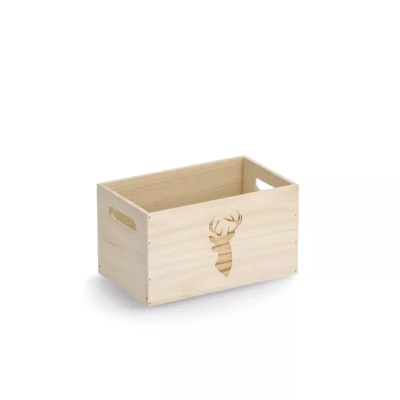 Zeller Deer medinė dėžutė natural 25 x 15 x 14 cm (15220)