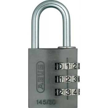 ABUS 466229 kieto žalvario spynos su grūdintu lanku, 30 mm, skirtingi raktai, 2 raktai