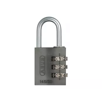 ABUS 466229 kieto žalvario spynos su grūdintu lanku, 30 mm, skirtingi raktai, 2 raktai