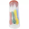 Brüder Mannesmann M13051 300 vienetų plastikinių raiščių rinkinys, 100 mm ir 200 mm, įvairių spalvų
