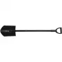 BRÜDER MANNESMANN M63120 metalinis kastuvas 1180 mm, juodas, velėnai šalinti ir šaknims pjauti