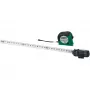 Brüder Mannesmann M80503 5 m matavimo juosta su 19 mm plienine juosta, gumuotu ABS korpusu, metrinė, II klasė