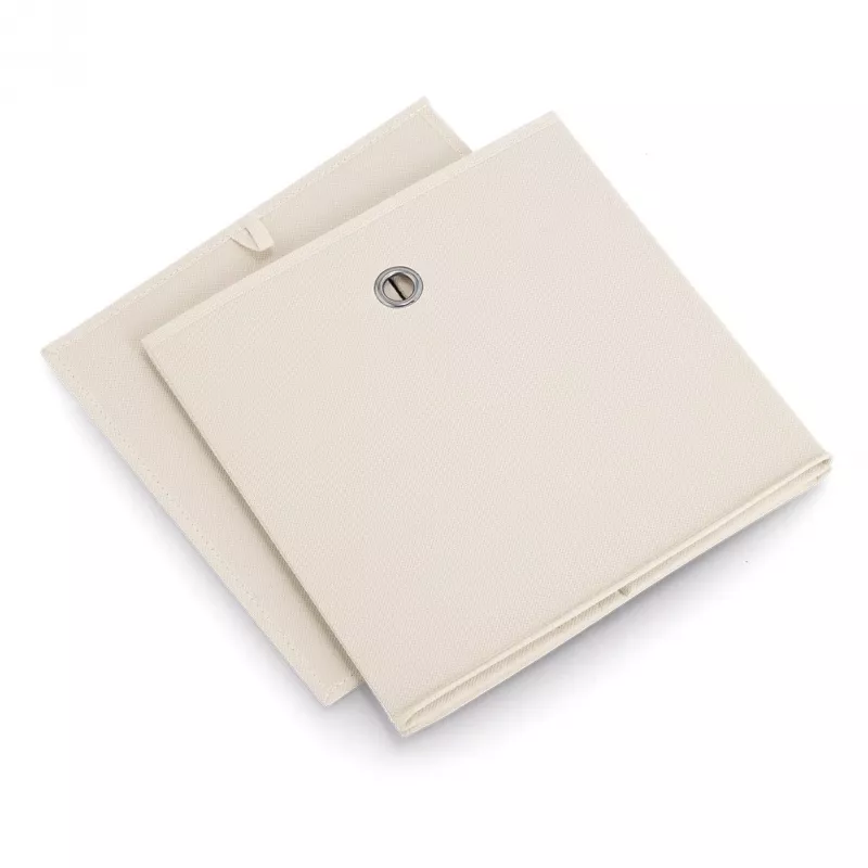 ZELLER neaustinės medžiagos dėžė beige 27L sulankstoma kubas 14111