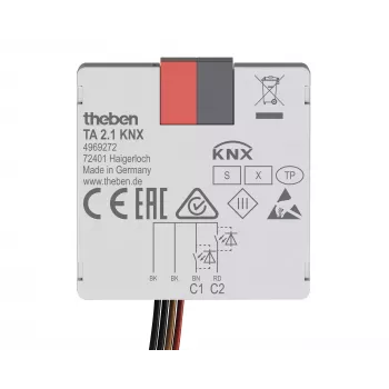 Theben KNX mygtukų sąsaja dvikanalis binarinis įėjimas TA 2.1 KNX (4969272)