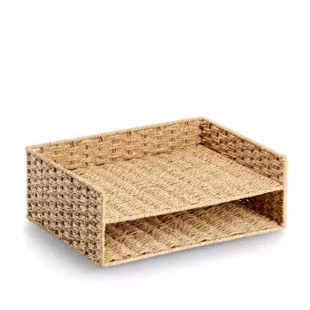 Zeller dokumentų dėklas iš popieriaus pynimo Natural 15214