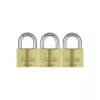 ABUS 82 serijos žalvarinių spynų rinkinys, vienodo rakto, 45 mm korpusas, 3 vnt. 11825 8