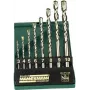Brüder Mannesmann M54309 mūro grąžtų rinkinys, 5 vnt., 4-10 mm, su karbido antgaliais, DIN 8039