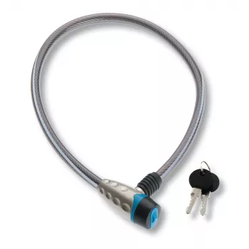 BURG WÄCHTER Cable Bike Lock 650 80 Reflex, 800 mm, juodas su atspindinčiomis juostomis 34100