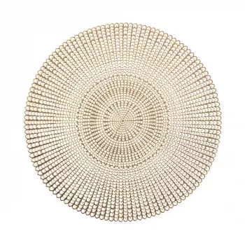 Zeller 6 dalių auksinių įpjautų staltiesėlių rinkinys | 45 x 30 cm | PVC 27003