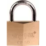 ABUS 40 mm masyvo žalvario spyna su grūdinto plieno lankeliu - rakinama, 2 raktai (238345)