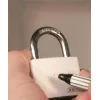 ABUS myLock T65AL/40 mėlynas aliuminis spynarakštis su grūdinto plieno lankeliu 802829
