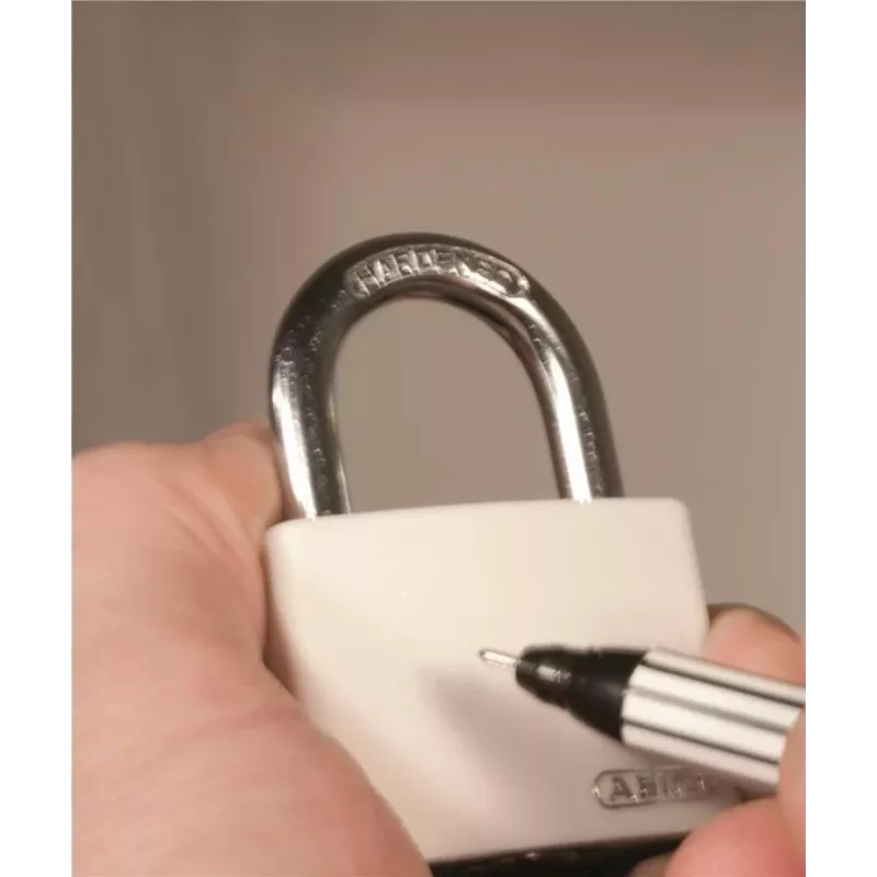 ABUS myLock T65AL/40 mėlynas aliuminis spynarakštis su grūdinto plieno lankeliu 802829