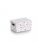 Zeller Dots laikymo dėžė balta su taškeliais 18,0 cm x 25,0 cm 14474