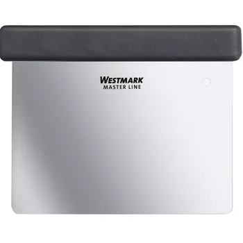 WESTMARK Master Line tešlos grandymo mentelė su silikoniniu peiliuku ir nerūdijančio plieno rankena, 27,5 cm, juoda/sidabrinė, 30802270