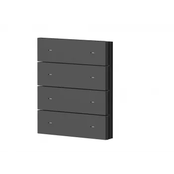 Theben iONprime PB 4R PBK 4 kanalų juodas plastikinis rokerio dangtelis (9080076)