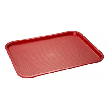 APS Fast Food Tray 450 x 355 mm raudonas polipropileno padėklas
