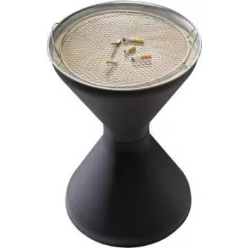 APS DIABOLO 574 cinkuoto plieno stovima peleninė, 60 cm aukščio, 40 cm skersmens, 1,5 kg smėlio