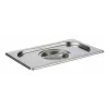 APS GN 1/4 dangtis 265 x 162 x 30 mm, nerūdijantis plienas, be šaukšto išpjovos, tinka plauti indaplovėje - 1 vnt. 81495