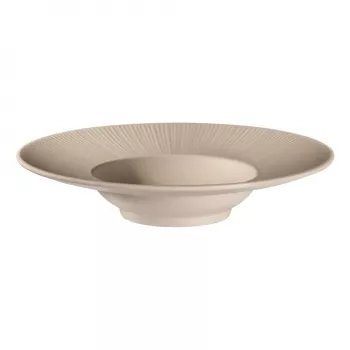 APS NERO makaronų lėkštė, 290 mm, smėlio spalvos melaminas, sudedama, tinka plauti indaplovėje, atspari karščiui (1 vnt.) 85406