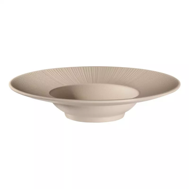 APS NERO makaronų lėkštė, 290 mm, smėlio spalvos melaminas, sudedama, tinka plauti indaplovėje, atspari karščiui (1 vnt.) 85406