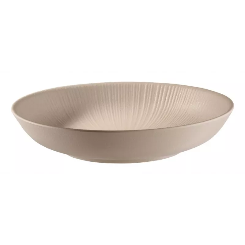 APS NERO gili lėkštė 225 mm smėlio spalvos melaminas 85414