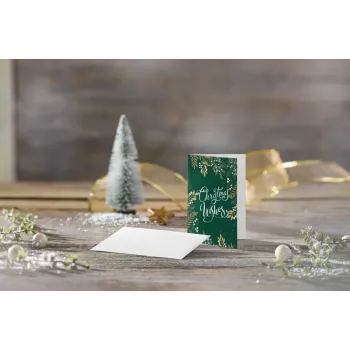 SIGEL DS092 Kalėdiniai atvirukai 'Christmas Wishes' DIN A6, 25 atvirukai su vokais, 250 gsm, matiniai