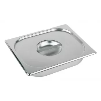 APS GN 1/2 dangtis 325 x 265 x 35 mm, nerūdijantis plienas, be šaukšto išpjovos, tinka plauti indaplovėje - 1 vnt. (81295)