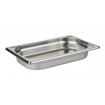 APS GN 1/4 gastrokonteineris 265x162x40 mm, 18/10 nerūdijantis plienas, elektrolitiškai poliruotas, 1,7 L 81401