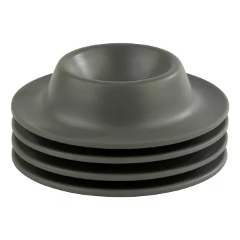 APS EGGY kiaušinių taurelių rinkinys, 4 vnt., melaminas, pilkas, 85 mm skersmuo, galima plauti indaplovėje 85296