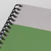 SIGEL Quicknote Impulse Green užrašų knygelė A5, tuščiais lapais, žaliu/pilku viršeliu, 160 puslapių SN800