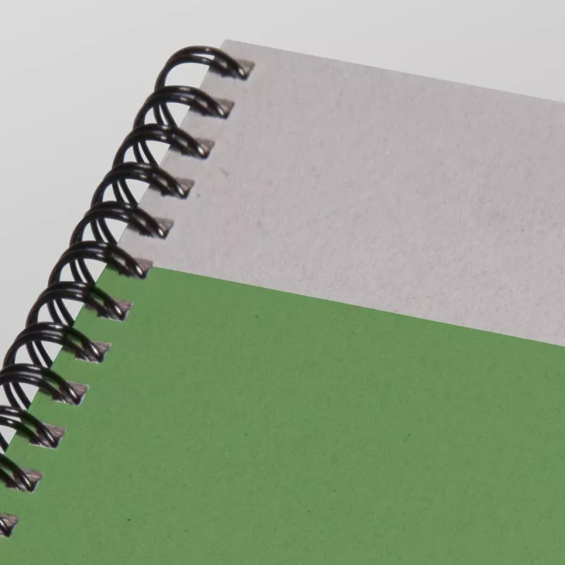 SIGEL Quicknote Impulse Green užrašų knygelė A5, tuščiais lapais, žaliu/pilku viršeliu, 160 puslapių SN800