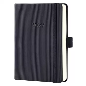 SIGEL Conceptum kišeninis kalendorius 2027 juodas C2711