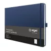 SIGEL Conceptum A4 gulsčio formato taškinio tinklelio užrašų knyga tamsiai mėlyna cietais viršeliais 132 puslapiai CO206