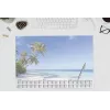 Sigel H6470 stalinis bloknotas iš popieriaus Palm Beach 59,5 x 41 cm 2026-2028 30 lapų