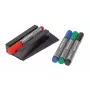 SIGEL BA151 magnetinis baltos lentos priedų rinkinys – 4 flomasteriai, magnetinė trintukė, magnetinis laikiklis, valymo purškalas 50 ml, 10 valymo šluosčių, juodas