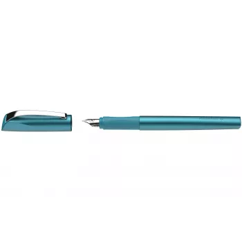 Schneider Ceod Shiny teal spalvos plunksnakotis su vidutinio storio (M) plunksnele 50-168657