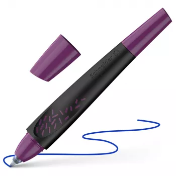 Schneider Breeze tušinukas su 0,6 mm mėlynu rašalu, Black-Berry korpusu, 188808