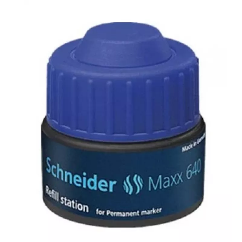 Schneider Maxx 640 Markerio papildymo rašalas mėlynas 30 ml 164003