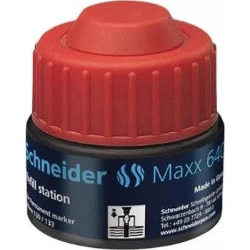 Schneider Maxx 640 žymeklio rašalo papildymas raudonas 30 ml 164002