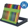 Schneider Edding Line-Up plonasraigčių rašiklių rinkinys, 32 skirtingų spalvų, 0,3 mm metalo danga padengtas antgalis, vandeniniais dažais, ergonomiškas trikampis korpusas 191091