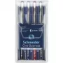 Schneider Edding One Business Stick tušinukas, juodas/mėlynas/žalias/raudonas, 4 vnt. 183094