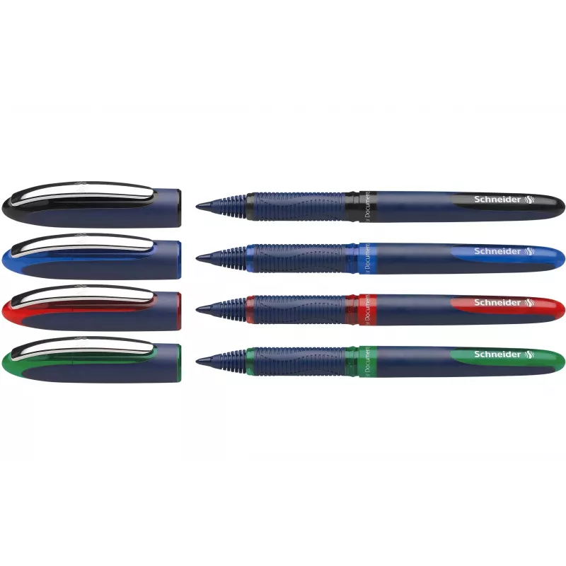 Schneider Edding One Business Stick tušinukas, juodas/mėlynas/žalias/raudonas, 4 vnt. 183094