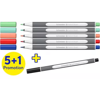 Schneider Paint-It 070 flomasterių rinkinys, įvairių spalvų, 6 vnt. ML07010503