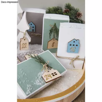 Rayher Advent Calendar Numbers Wood 1-24 Natural (46812505)