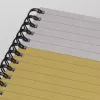 SIGEL Quicknote SN500 sąsiuvinis A5 su linijomis, ryškiai geltonas/geltonai pilkas minkštas viršelis, 160 psl.